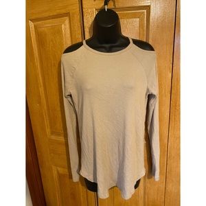 Cream colored long sleeve shirt